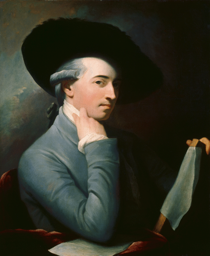 S-8. Benjamin West, Self Portrait (1763)